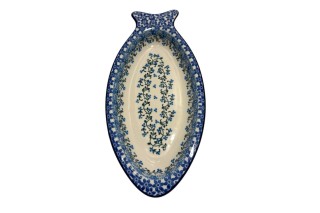 D74 Bunzlau ovale Serveerschaal 30x14,5cm 1821X Serveerschalen